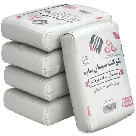 سیمان سفید ساوه پاکت 50 کیلویی